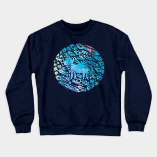 Blue pegas Crewneck Sweatshirt